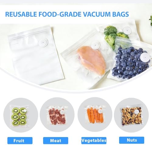 MOMODA Sous Vide Cooking Bags - Set of 20 | BPA-Free Reusable Vacuum Seal Bags (20 Large) - Image 5