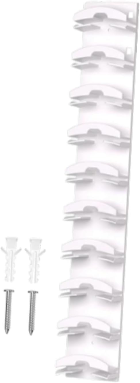 Baseball Caps Organizer Hat Storage Display Holder Modern Compact Hat Hanger Hat Organizer for Closet Laundry Entrance Door, White