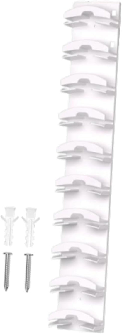 Baseball Caps Organizer Hat Storage Display Holder Modern Compact Hat Hanger Hat Organizer for Closet Laundry Entrance Door, White