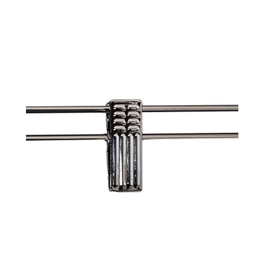 NAHANCO Metal Skirt/Pant Hanger with Standard Hook - 12" (Pack of 25)