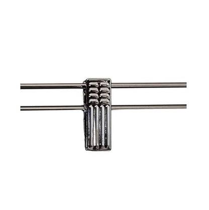 NAHANCO Metal Skirt/Pant Hanger with Standard Hook - 12" (Pack of 25)