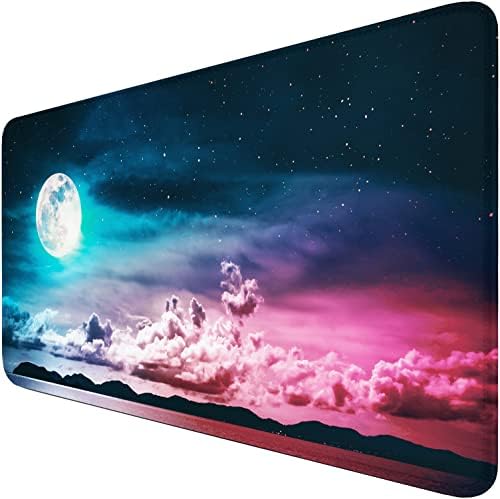 Large Mouse Pad, Gaming Mousepad, 31.5x15.7x0.12 in Extended Mouse Mat by Hsmienk