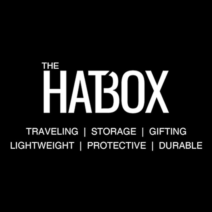 Hat Box for Travel, Protective Storage Organizer, Lightweight Travel Case (3 Pack - No Design)