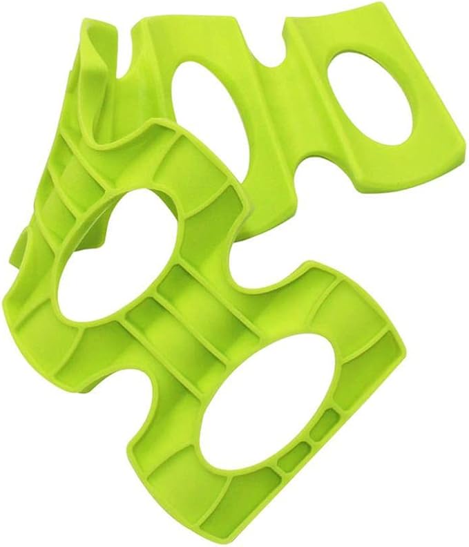 2PCS Silicone Fridge Can Storage, Wine Bottle Display Stacking Mat Can Easy Stacker Millk Bottle Holder Water Beer Fridge Can Storage Rack