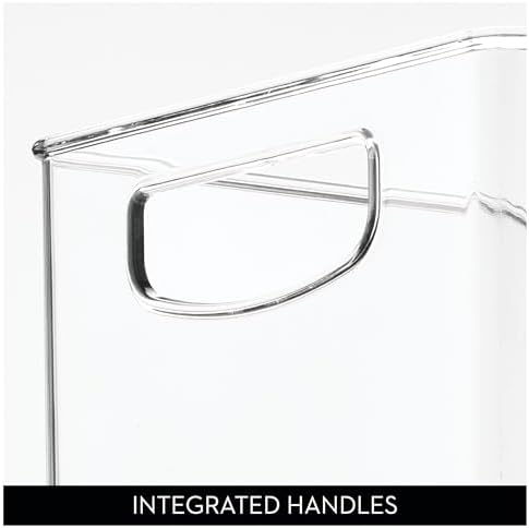 iDesign Stackable Clear Plastic Bin, 6-Pack - Image 5