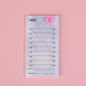Acrylic Eyelash Pallet For 8 Layers Storage Organizer, Grafting False Eyelashes With 7-15mm Scale Glue Cup Palette, Cosmetic Beauty Extension Supplies (A Marble White Pallet)