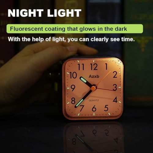 Alarm Clock, Travel Clock Loud Alarm,Luminous,Night Light,Snooze - Image 4