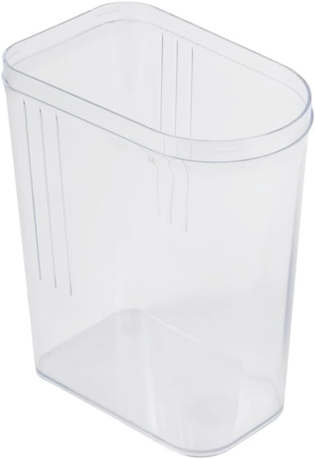 keeeper Paola Jug Box for Dry Food, Adjustable Dosing Lid, Plastic, 1.5 L, 11.5 x 7 x 21 cm, White