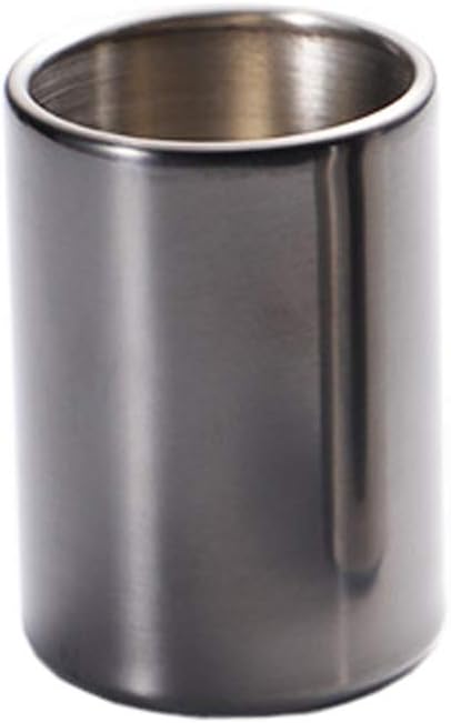 Lasenersm 1 Piece Stainless Steel Fruit Fork & Jar Holder - Black