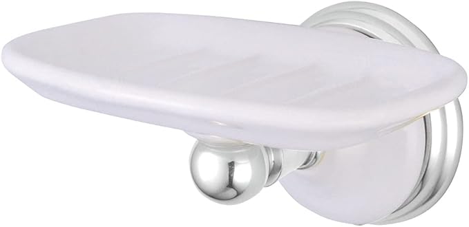 Kingston Brass BA1115C Victorian Soap Dish, Polished Chrome,5-1/4"