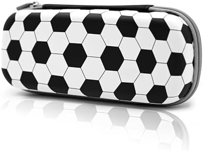 Soccer Pencil Case Zip Pencil Box Multi Pouch Holder Desk Organizer For Boys Girls School Office by SjazcYogaShortsLeggings