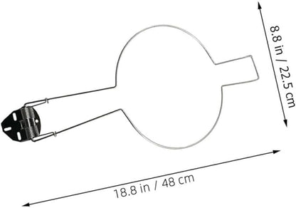 VOSAREA 2-Pack Cowboy Hat Holder for Truck Car - Heavy Duty Spring-Loaded Hat Rack for Vehicle Headrest - Metal Hard Cowboy Cap Holder for Truck Accessories