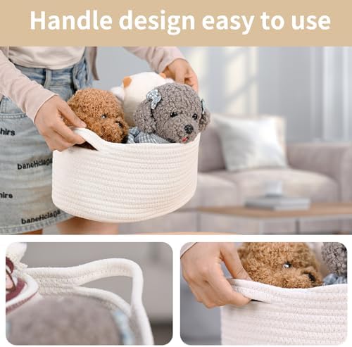 Happyiren Cute Burgundy Woven Gift Basket – Empty Burr Baskets for Seasonal - Image 4