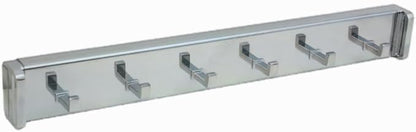Design-R Pull-Out Belt Rack for Belts, Ties and Scarves, Accessories Storage Hanger with Mounting Hardware (Chrome)