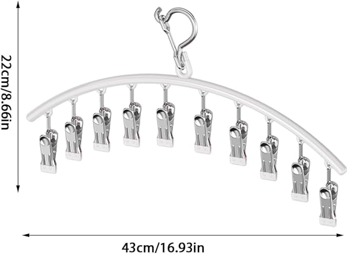 2Pcs Legging Organizer for Closet,Stainless Steel Legging Hanger,Large Capacity Yoga Pants Hanger,Saving Space,Hanging Closet Organizer for Yoga Pant,Jean,Short,Slack,Skirt,T-Shirt,Tie