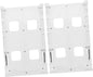 ARTIBETTER 2pcs Hanging Refrigerator Drink Organizer Dual Row Can Holder for Diameter Soda Beer Beverage Cans Sturdy Hips Material Storage Rack for Fridge Pantry