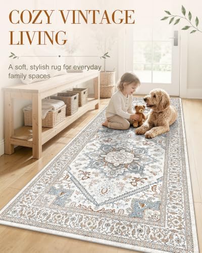 OLANLY 2x3 Washable Small Rug Non Slip Indoor Door Mat for Entryway Bedside - Image 3