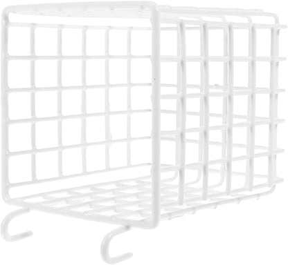 Cabilock 4pcs Hanging Wire Basket Organizer Rack Sturdy Iron Storage for Kitchen Bathroom and Bedroom Multi-functional Capacity and Easy Visibility