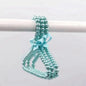2Pcs Fashion Plastic Pearl Bow Clothes Clothing Hanger Hangers for Kids Children Pet Dog Faux Pearl Bow Clothes Hangers Plastic Pearl Beaded Bow Clothes Dress Coat Hanger