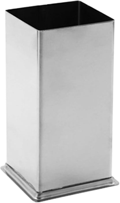 Cyrank Kitchen Utensil Holder, Stainless Steel Silverware Drainer Basket Square Flatware Draining Organizer Silverware Drying Rack Silverware Caddy Organizer for Forks, Spoons, Chopsticks