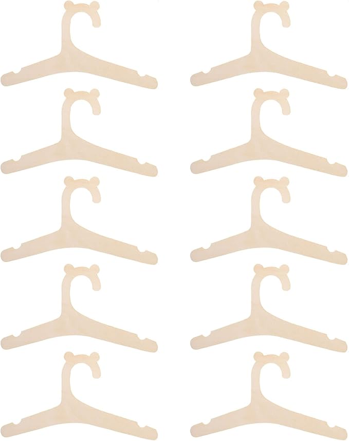 Baby For Creative Wood Hanger 10Pcs Household Organization Hanging Rack For Home Bedroom Toddler Girls Boys Pants Storag Cute Baby Hanger