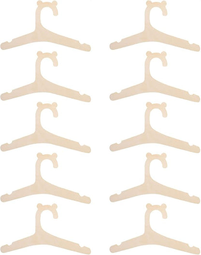 Baby For Creative Wood Hanger 10Pcs Household Organization Hanging Rack For Home Bedroom Toddler Girls Boys Pants Storag Cute Baby Hanger
