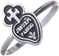 Holyart Passionists Ring in 800 Silver, 18 mm (0.71 inc.) - UK P