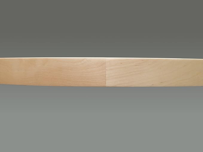 Lazy Daisy Banded Wood D-Shaped Lazy Susan for Corner Wall Cabinets w/Swivel Bearing