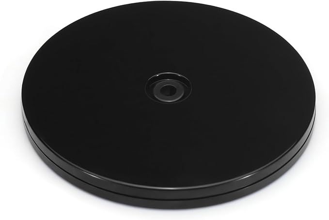 ASTIMESA 1 PVC Pack Lazy Susan Turntable 4 Inch, 360° Round Small Lazy Susan Turntable for Cabinet, Cookie Potted Plants,Storage in Kitchen