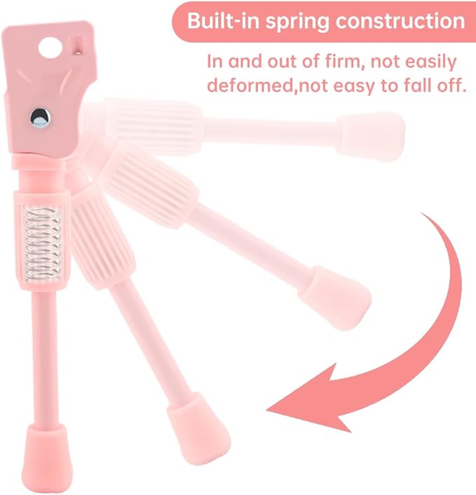 Bike Kickstand, Aluminum Alloy Bicycl-e Kickstand for 16 Inch Wheel Wheel Children's Bicycl-e,Single-Side Kick Stand Rear Mount Bikes Support Racks for Girls and Boys Bike(Pink)(Pink)