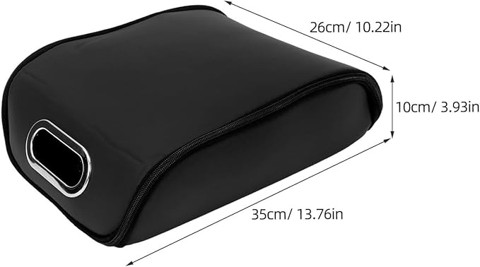 Car Shoe Storage Box for Chevrolet Chevy Silverado EV, Vehicle Footwear Organizer Protective Sneaker Container Travel Space Saving Trunk Holder,Black