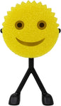 Sponge Man Holder for Scrub Daddy | Funny Stick Figure Sink Organizer with Suction Cups for Easy Sink Attachment | Compatible with Scrub Daddy Scrubbers | Made in USA (Black w/Suction Cups)