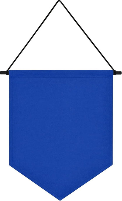 Wall Hanging Brooch Organizer Storage Board Colorful Enamel Pin Badge Canvas Display Banner Earrings Case Collection Holder 12.6x10in(Not Include Any Accessories) (Navy Blue)