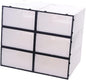 Happyyami 6pcs Thickened Shoe Boxes Storage Organizers Plastic Shoe Container Storage Bin Keep Home Kitchen Office Tidy