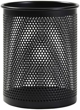Comix Pen Holder Desk Organizer, Wire Mesh Pencil Cup with Foam Pad and Non-Slip Bottom Office Supplies Desk Accessories for Home Office School, 1 Pack by Comix