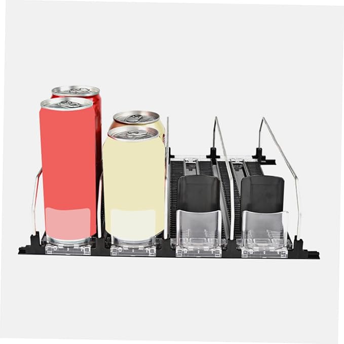 MAGICLULU Convenience Store Drink Pusher Automatic Glide Beverage Dispenser for Vending Machine Freezer Easy Install Drink Propeller for Fridge Organization Smooth Surface Design