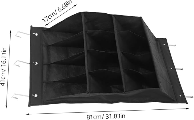 Zerodeko Over the Door Shoe Organizer Wall Mounted Shoe Rack for Compact Spaces Storage for Narrow Doors Closets for Apartments