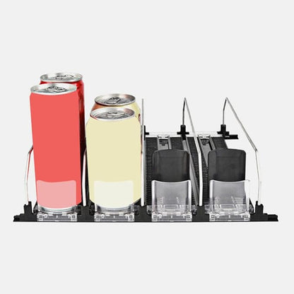 UPKOCH 2pcs Plastic Drink Replenishment Pusher for Fridge Automatic Beverage Dispenser Organizer for Easy Access for Kitchen and Party Use