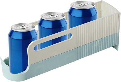Drink Organizer For Fridge | Automatic Beverage Holder,Fridge Drink Dispenser - For -Pantry Kitchen Cabinet Freezer -Home Bar