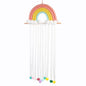 Lurrose Hair Bow Organizer: Hair Bow Holder for Girls - Baby Hanger Clips with Rainbow Tassels - Clips for Baby Hangers