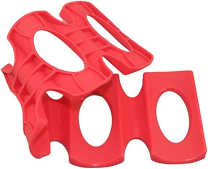 Ciieeo 3pcs Silicone Beverage Storage Mat Organizer for Refrigerator High-temperature Resistant Can Holder for Cans and Bottles Space-saving Red Design for Fridge Pantry
