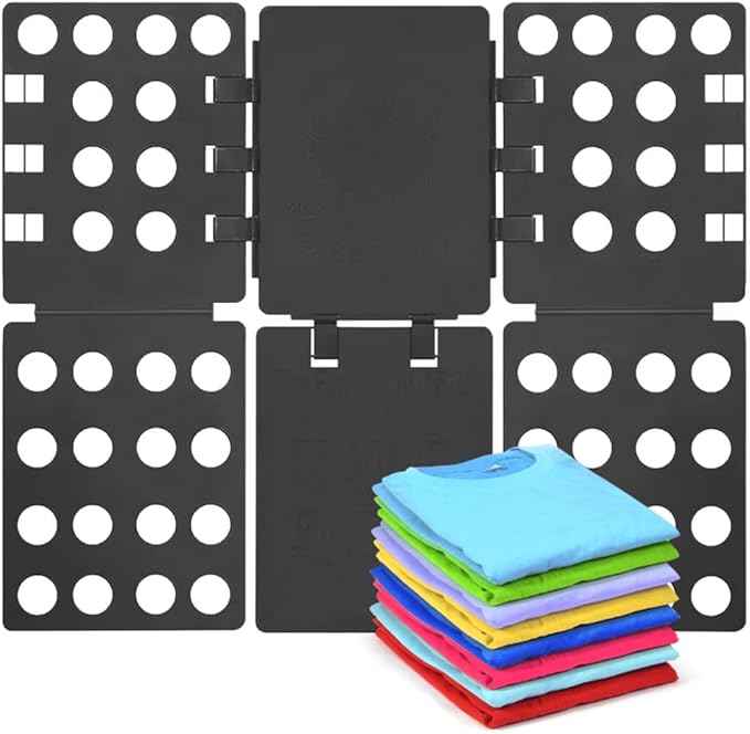 Sealegend V1 Shirt Folding Board for Clothes Adults Shirt Folder Durable Plastic t Shirts Fast Laundry folders, Black