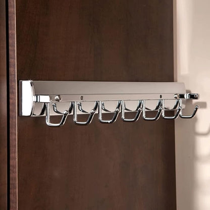 Sidelines Premier Pullout Swivel Belt Rack for Custom Closet Systems