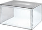 Clear View LED Illuminated Shoe Storage Box Design for Displaying Shoe Collections Domestic Settings Clear LED