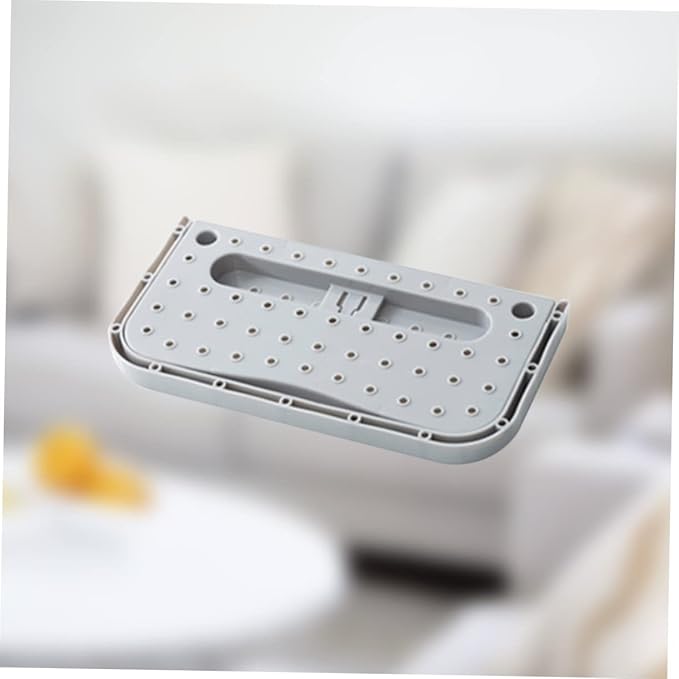 Cabilock Wall-mounted Shoe Storage Rack Non-slip Abs Plastic Hanging Shoe Holder for Closet Door Space Saving Organizer Grey