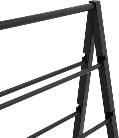 Ribbon Organizer 15 Tier Metal Ribbon Holder Organizer Rack, Double-Sided Ribbon Storage Rack, 31.5In/W, Gift Wrapping Paper Craft Ribbon Storage Shelf for Scarf, Ties, Belt, Towel