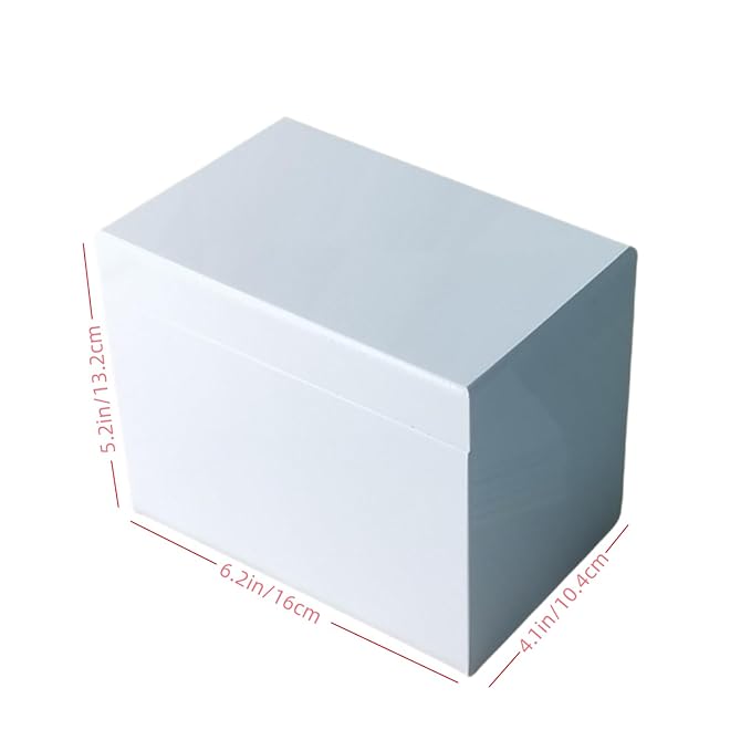 Acrylic 10 Layers Eyelases Extension Storage Box, Grafting Eye lashes Close-Packed Display, Makeup Organizer False Eyelashes Glue Pallet Holder with 10 Pallets (White without Eye)