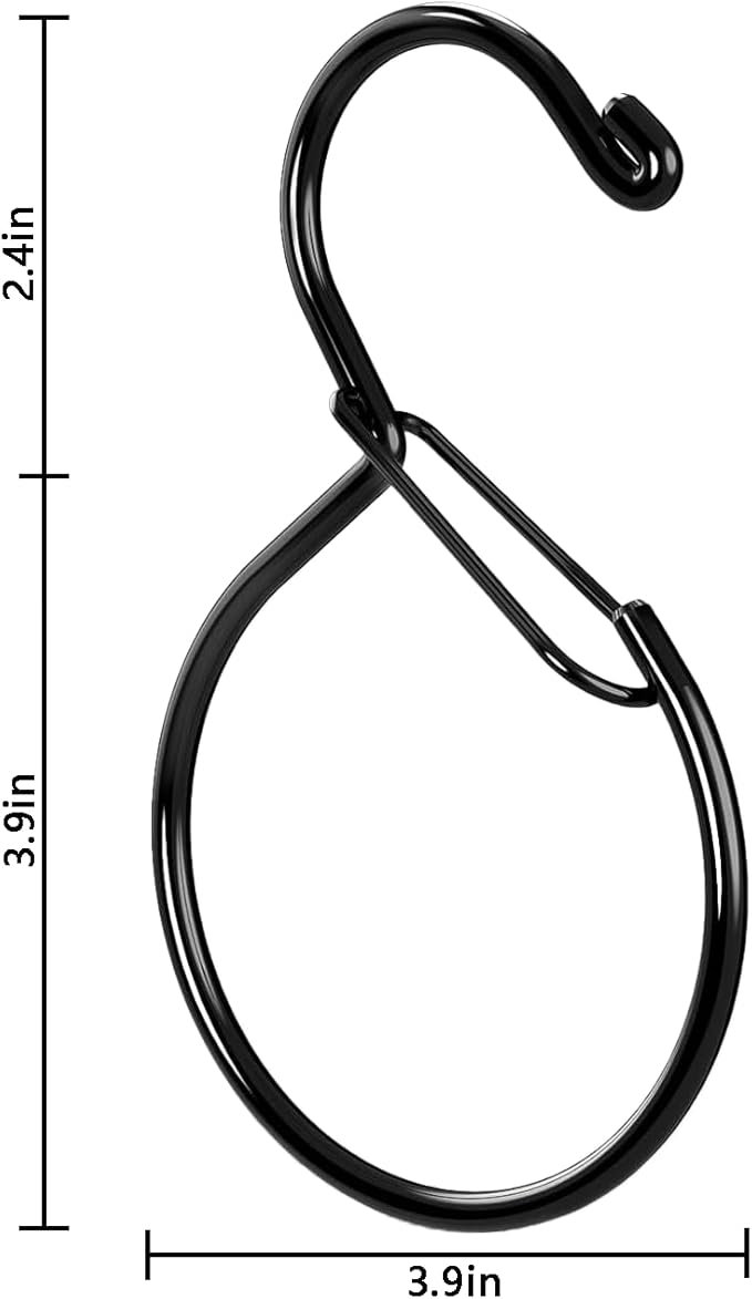 Belt Hanger for Closet, Metal Rust-Proof Belt Rack, Scarf Hanger, Hat Hanger, Tie Hanger, Ideal for Organizing Belts, Ties, Scarves, Hats, and Bags in Your Wardrobe (6 Pack)