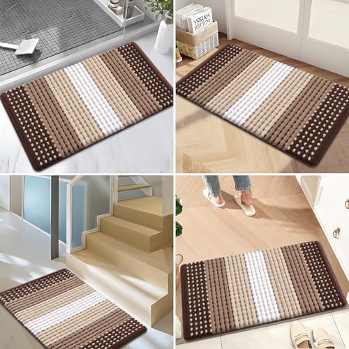 Kitinjoy Indoor Outdoor Door Mat, 30x17 Non-Slip Dirt Trapper Doormats - Image 6