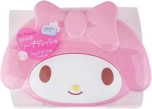 Friend Sanrio My Melody Soapdish Box Case with Lid (Die Cut)